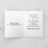 "Vaderdag" het gezicht van zijn vrouw Kaart (Binnen)