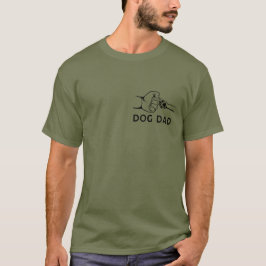 Vaderdag Hond Papa Grappig Huisdier Ouder Humor T-shirt
