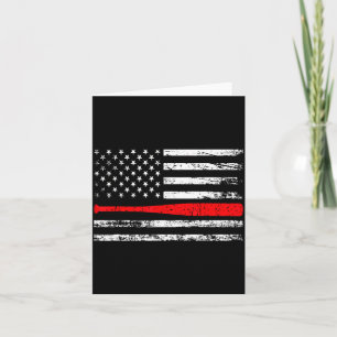 Vaderdag honkbal Amerikaanse vlag in nood 4 juli Kaart