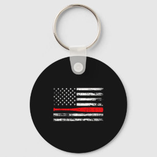 Vaderdag honkbal Amerikaanse vlag in nood 4de Sleutelhanger