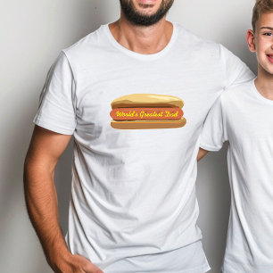 vaderdag Hot Dog T Shirt World's grootste pap
