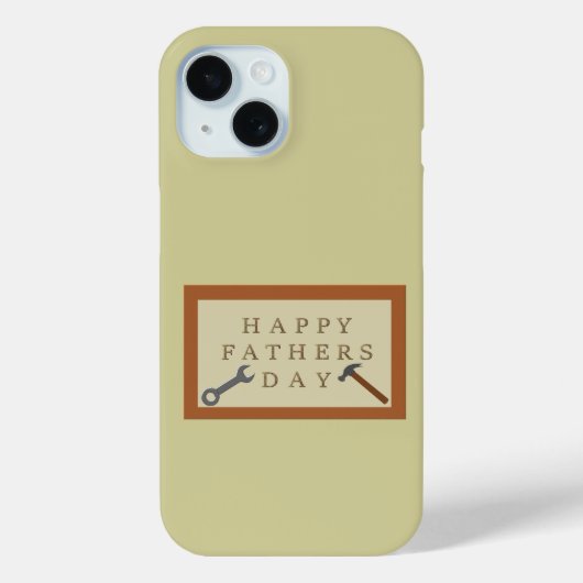Vaderdag houten teken Case-Mate iPhone case (Achterkant)