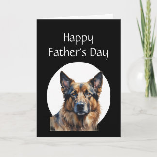 Vaderdag humor Duitse herder hond Kaart
