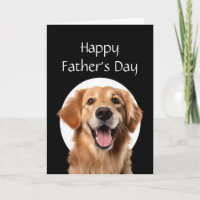 Vaderdag humor Golden Retriever hond