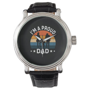 Vaderdag Ik Ben Een Trots Papa Horloge