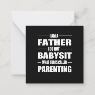 Vaderdag   Ik Ben Een Vader Notitiekaartje