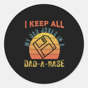 Vaderdag ik hou al mijn vaders okes ronde sticker