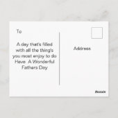 Vaderdag illustratie briefkaart (Achterkant)