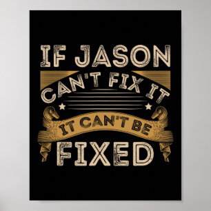 Vaderdag Jason citaat  Poster