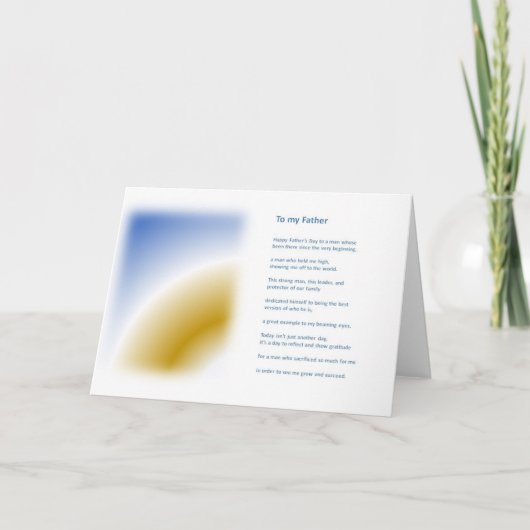 Vaderdag kaart (Voorkant)