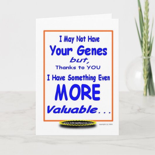 Vaderdag Kaart (Voorkant)