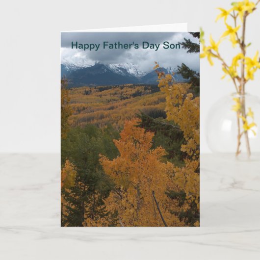 vaderdag kaart (Gele Bloem)