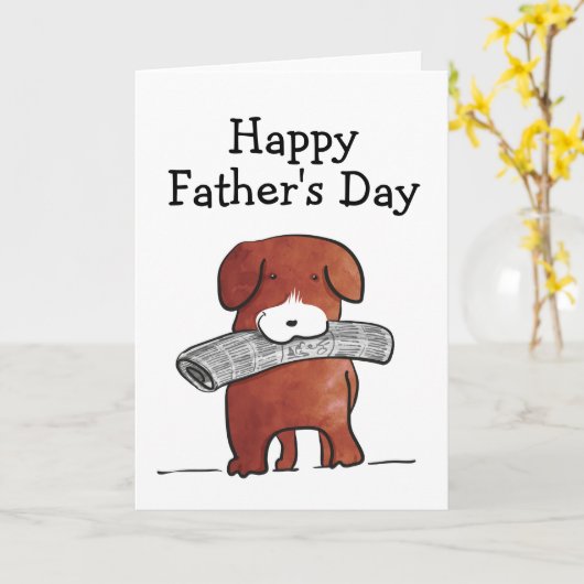 Vaderdag kaart (Gele Bloem)