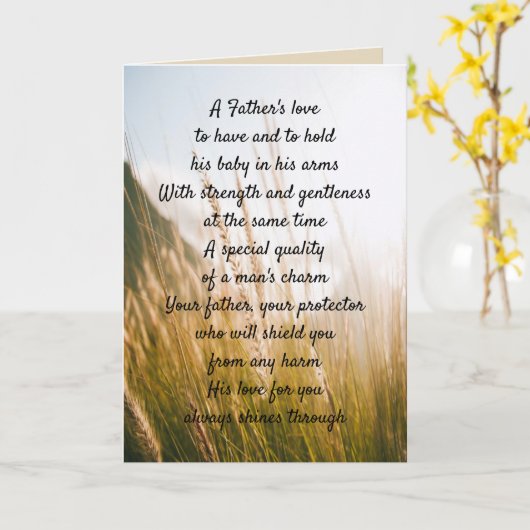 Vaderdag kaart (Gele Bloem)