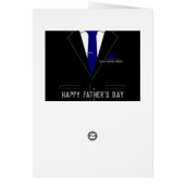 Vaderdag Kaart - Beste DAD ooit - Gepersonaliseerd (Achterkant)