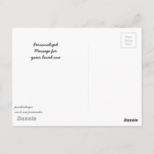 Vaderdag kaart - Edelachtbare hem! (Achterkant)