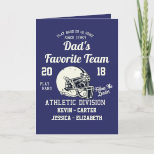 Vaderdag Kaart Football Sport Dad