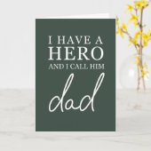 Vaderdag kaart 'Ik heb een held' (Gele Bloem)