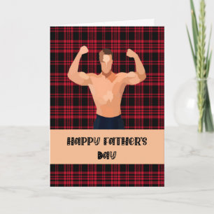 Vaderdag Kaart in Lumberjack Pset voor broer