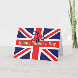 Vaderdag kaart met een Union Jack