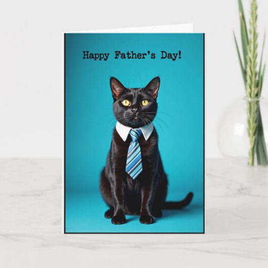 Vaderdag kaart Natty Cat (Voorkant)