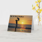 Vaderdag Kaart-Nieuwe Vader Kaart (Gele Bloem)