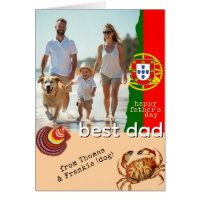 Vaderdag Kaart, Portugees Vlag