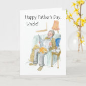 Vaderdag Kaart voor een oom (Gele Bloem)