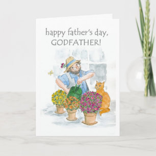 Vaderdag Kaart voor een peetvader - Jolly Gardener