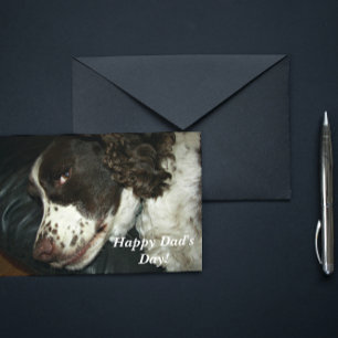 Vaderdag kaart voor hondenliefhebbers
