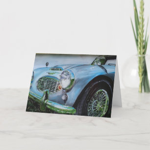 Vaderdag kaart voor oude auto buffs