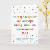 Vaderdag Kaart voor Pa (Gele Bloem)