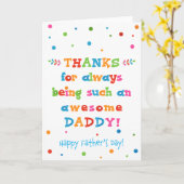 Vaderdag Kaart voor papa (Gele Bloem)