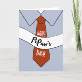 Vaderdag Kaart voor PePaw (Voorkant)