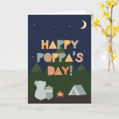 Vaderdag Kaart voor Poppa (Gele Bloem)