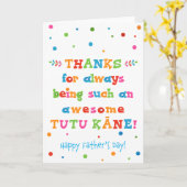 Vaderdag Kaart voor Tutu Kāne (Gele Bloem)