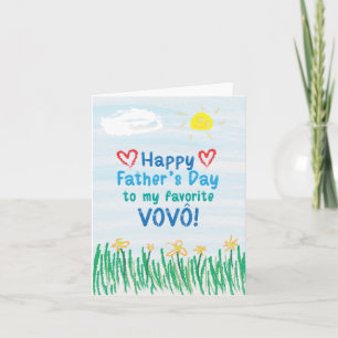 Vaderdag Kaart voor Vovô