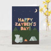 Vaderdag Kaart voor Zaydeh (Gele Bloem)