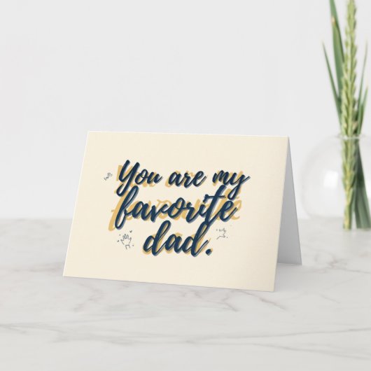 Vaderdag Kaarten Grappige Quotes (Voorkant)