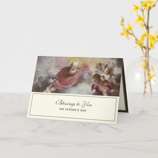  vaderdag katholieke religie kaart (Gele Bloem)