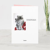 VADERDAG KITTEN MET RODE ROSEN KAART (Achterkant)