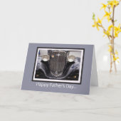 Vaderdag Klassieke auto Kaart (Gele Bloem)