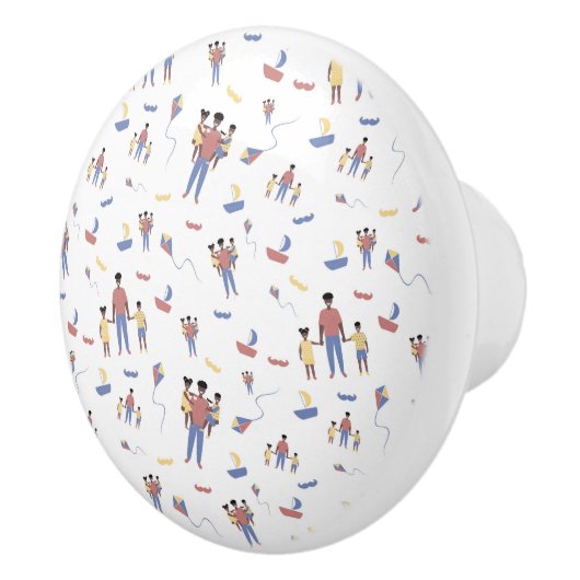 Vaderdag Knob Keramische Knop (Rechts)