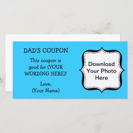 Vaderdag KOPEN VOOR DAD (Voorkant / Achterkant)