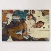 Vaderdag Lachen in de wasruimte Legpuzzel (Horizontaal)