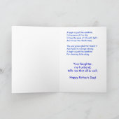 "Vaderdag" Lachen Kaart (Binnen)