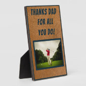 Vaderdag lederen achtergrond Afbeelding en tekst Fotoplaat (Zijkant)