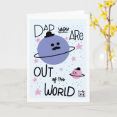 Vaderdag - Leuk Kaart (Gele Bloem)