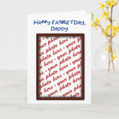 Vaderdag Lidmaatschap Lijst Kaart (Gele Bloem)