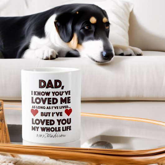 Vaderdag Liefdevolle Quote Extra Grote Beker
